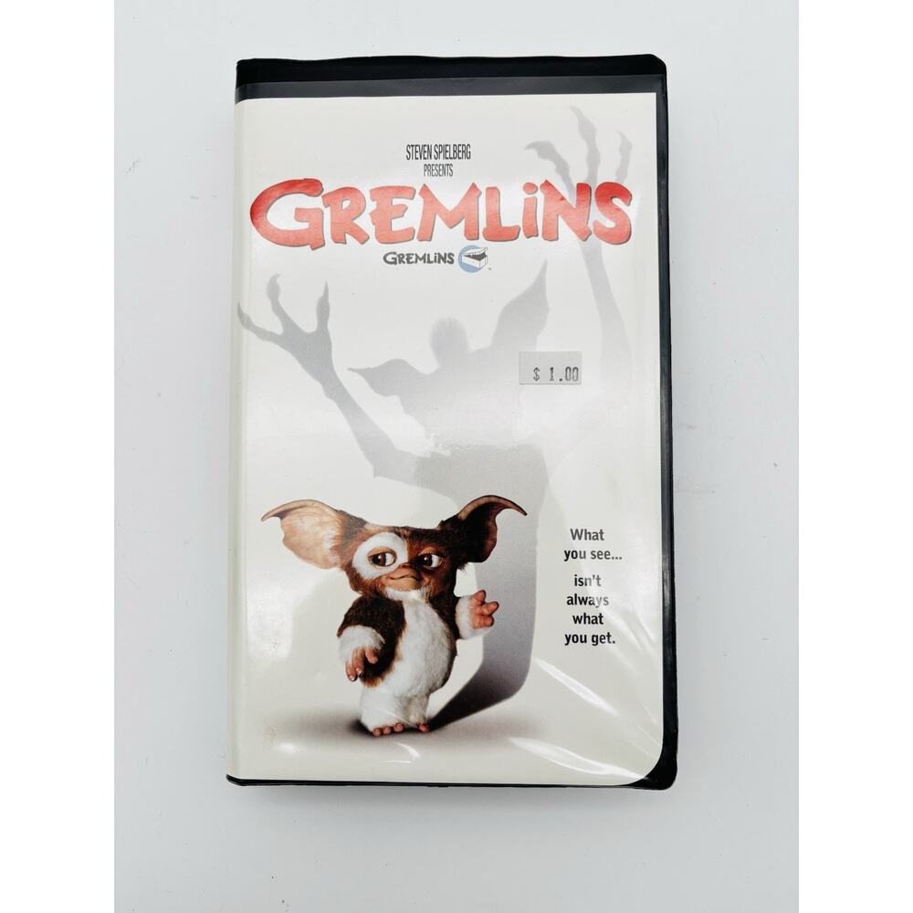 VTG Gremlins (VHS, 1999, Clamshell) Horror CULT CLASSIC STEVEN SPIELBERG